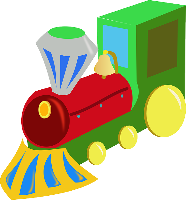 lokomotiva, vláček, hračka